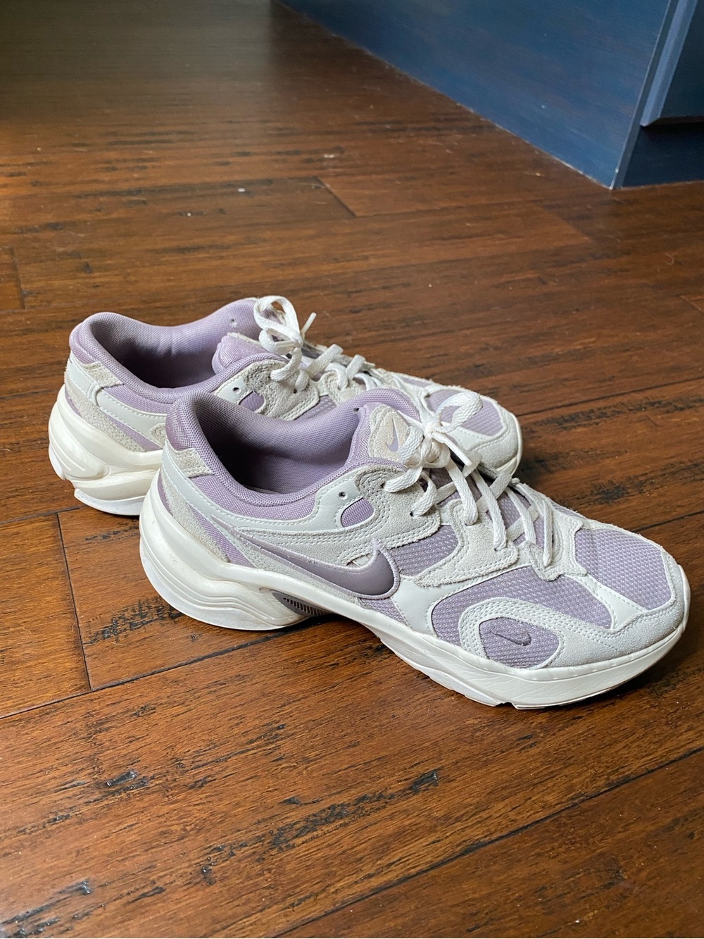 Nike Women’s Lavender and Cream Running Sneakers